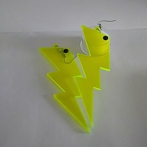 Lightening bolt earrings